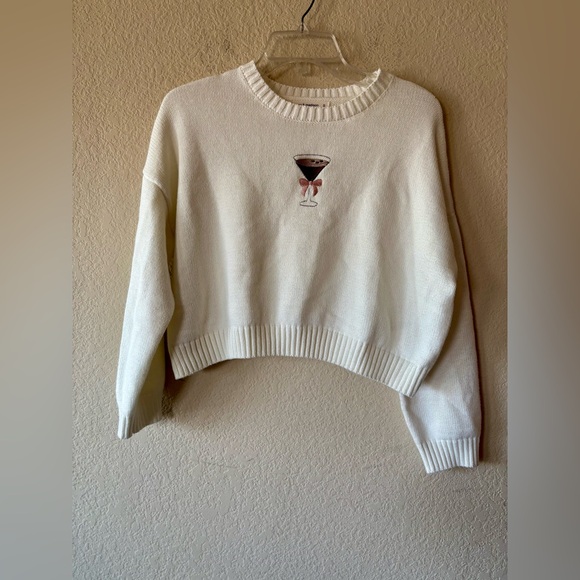 moon & madison Sweaters - Moon & Madison Espresso Martini Cropped Sweater Size S